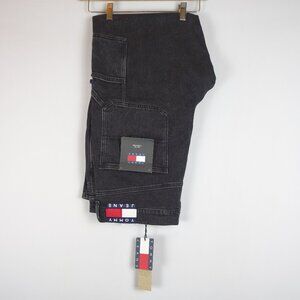 Tommy Jeans Skater Carpenter Black Denim Jeans New w/ Tags, Size 32 in x 32 in